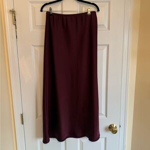OPEN TO OFFERS!! A New Day Maroon Maxi A-Line Skirt
